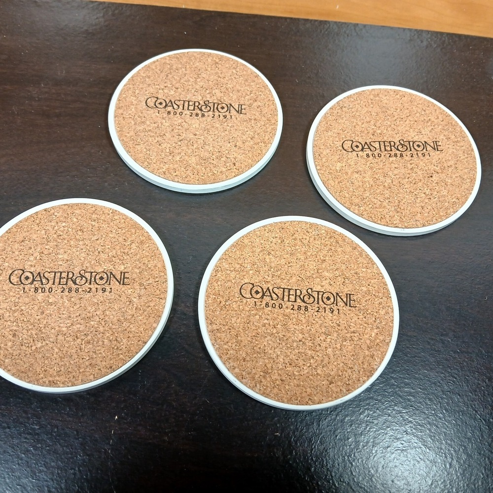 Set Of 4 Absorbent Stone Coasters - Texas Hold 'Em Poker By Coaster Stone - Picture 12 of 12